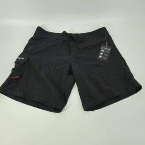 Maui Rippers Women's Size 12 Stretch Quick Dry Black Board Shorts Surf New